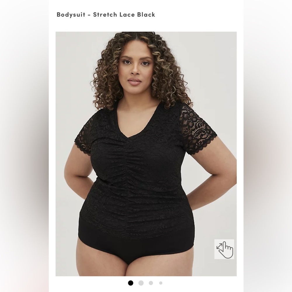 Torrid Cinched Bodysuit Size 2 NWT